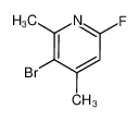 3-溴-6-氟-2,4-二甲基吡啶