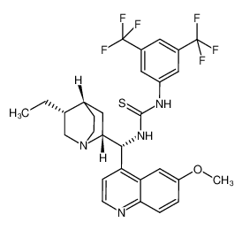 N-[3，5-二(三氟甲基)苯基]-N'-[(9R)-10，11-二氢-6'-甲氧基奎宁-9-基硫脲