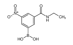 3-(乙基氨基甲酰基)-5-硝基苯基硼酸