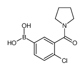 4-氯-3-(吡咯啉-1-羰基)苯基硼酸