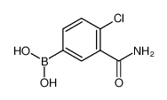 4-氯-3-氨甲酰基苯硼酸
