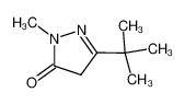 3-叔-丁基-1-甲基-2-吡唑啉-5-酮