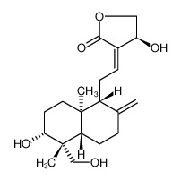 (S,Z)-4-羟基-3-(2-((1R,4aS,5R,6R,8aS)-6-羟基-5-(羟甲基)-5,8a-二甲基-2-亚甲基十氢萘-1-基)亚乙基)二氢呋喃-2(3H)-酮