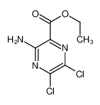 3-氨基-5，6-二氯吡嗪-2-羧酸乙酯