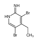 3，5-二溴-4-乙基吡啶-2-胺