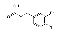 3-(3-溴-4-氟苯基)丙酸