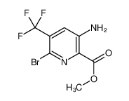 3-氨基-6-溴-5-(三氟甲基)吡啶甲酸甲酯