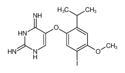 5-(5-碘-2-异丙基-4-甲氧基苯氧基)嘧啶-2,4-二胺
