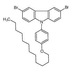 3,6-二溴-9-(4-(十二烷基氧基)苯基)-9H-咔唑