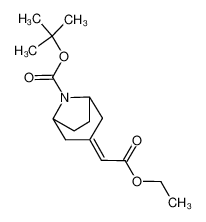 3-(2-乙氧基-2-氧代亚乙基)-8-氮杂双环[3.2.1]辛烷-8-羧酸叔丁酯