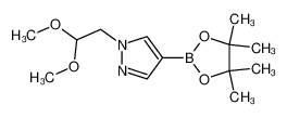 1-(2,2-二甲氧基乙基)-4-(4,4,5,5-四甲基-1,3,2-二氧硼杂环戊烷-2-基)-1H-吡唑