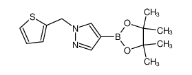 4-(4,4,5,5-四甲基-1,3,2-二氧硼杂环戊烷-2-基)-1-(2-噻吩甲基)-1H-吡唑