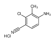 4-氨基-2-氯-3-甲基苯甲腈盐酸盐