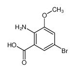 2-氨基-5-溴-3-甲氧基苯甲酸