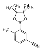 4-甲基-3-(4,4,5,5-四甲基-1,3,2-二氧硼杂环戊烷-2-基)苯甲腈