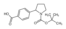 4-(1-(叔丁氧羰基)吡咯烷-2-基)苯甲酸