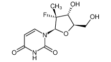 (2''R)-2''-脱氧-2''-氟-2''-甲基脲苷