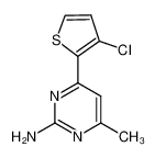 4-(3-chlorothiophen-2-yl)-6-methylpyrimidin-2-amine