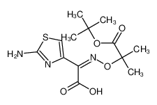 (Z)-2-(2-氨基噻唑-4-基)-2-(((1-(叔丁氧基)-2-甲基-1-氧代丙烷-2-基)氧基)亚氨基)乙酸