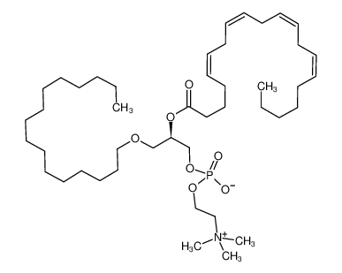 1-O-hexadecyl-2-arachidonoyl-sn-glycero-3-phosphocholine