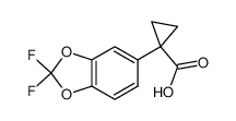 1-(2，2-二氟苯并[d][1，3]二氧杂环戊烯-5-基)环丙烷甲酸