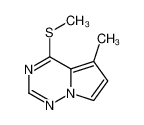 5-甲基-4-(甲硫基)吡咯并[1，2-f][1，2，4]三嗪