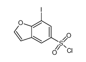 7-IODOBENZOFURAN-5-SULFONYL CHLORIDE