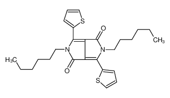 2,5-二己基-3,6-二(噻吩-2-基)吡咯并[3,4-c]吡咯-1,4(2H,5H)-二酮