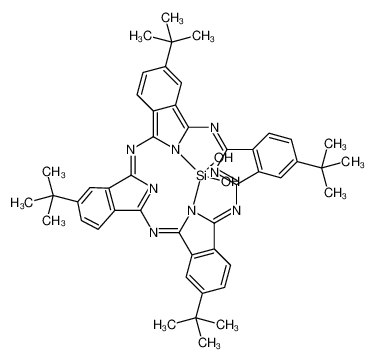 四叔丁基酞菁硅水合物