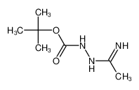 2-(1-亚氨基乙基)肼-1-羧酸叔丁酯
