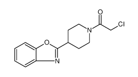 1-(4-(苯并[d]恶唑-2-基)哌啶-1-基)-2-氯乙酮