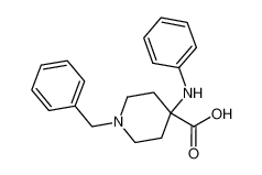 1-苄基-4-(苯胺基)哌啶-4-羧酸