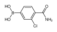 4-氨甲酰基-3-氯苯基硼酸