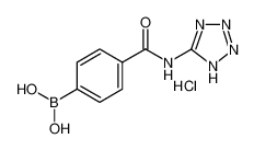 4-(1H-四唑-5-基-氨甲酰基)苯基硼酸盐酸盐
