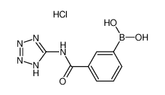 3-(1H-四唑-5-基-氨甲酰基)苯基硼酸盐酸盐