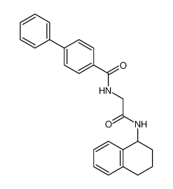 N-(2-氧代-2-((1,2,3,4-四氢萘-1-基)氨基)乙基)-[1,1'-联苯]-4-甲酰胺