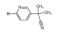 2-(6-溴-3-吡啶基)-2-甲基丙腈
