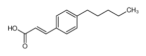 (E)-3-(4-戊基苯基)丙烯酸