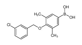 4-(3'-氯苄氧基)-3,5-二甲基苯基硼酸