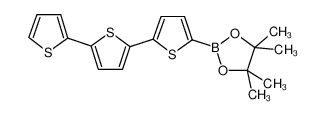 2-([2,2':5',2''-三联噻吩]-5-基)-4,4,5,5-四甲基-1,3,2-二氧硼杂环戊烷