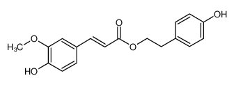 (E)-3-(4-羟基-3-甲氧基苯基)丙烯酸-4-羟基苯乙酯