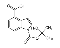 1-叔丁氧羰基羰基吲哚-4-羧酸