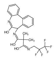 (S)-2,2-二甲基-N1-(6-氧代-6,7-二氢-5H-二苯并[b,d]氮杂卓-7-基)-N3-(2,2,3,3-五氟丙基)丙二酰胺