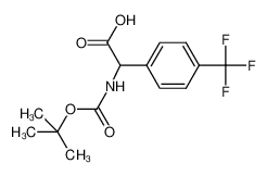 2-Boc-氨基-2-(4-三氟甲基苯基)乙酸