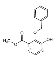 5-(苄氧基)-6-氧代-1,6-二氢嘧啶-4-羧酸甲酯