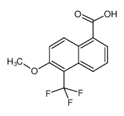 6-甲氧基-5-(三氟甲基)-1-萘甲酸