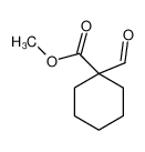 Cyclohexanecarboxylic acid， 1-formyl-， methyl ester
