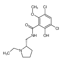(S)-3,5-二氯-N-((-乙基吡咯烷-2-基)甲基)-2-羟基-6-甲氧基苯甲酰胺