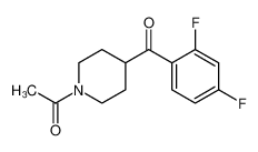 1-(4-(2,4-二氟苯甲酰基)哌啶-1-基)乙酮