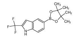 5-(4,4,5,5-四甲基-1,3,2-二氧硼杂环戊烷-2-基)-2-(三氟甲基)-1H-吲哚